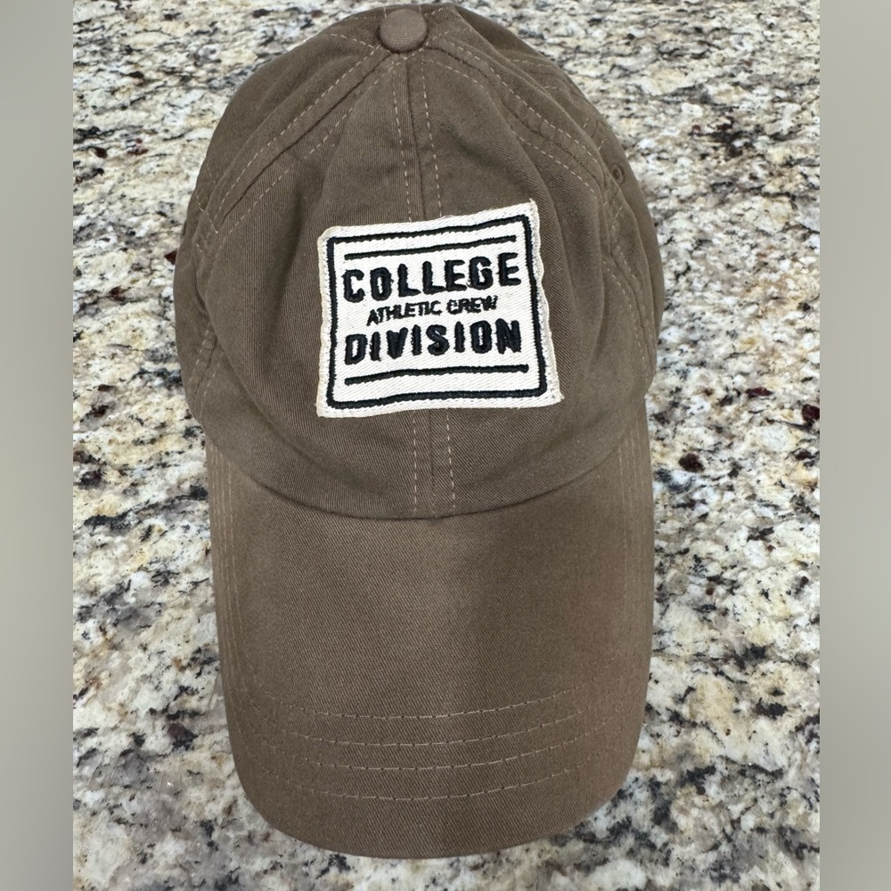 Zara M gorpcore normcore olive green distressed patch adjustable baseball cap